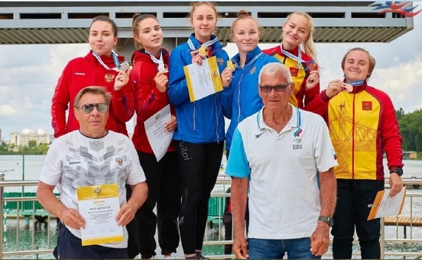 Тульские спортсмены завоевали медали на первенстве России по гребле на байдарках и каноэ