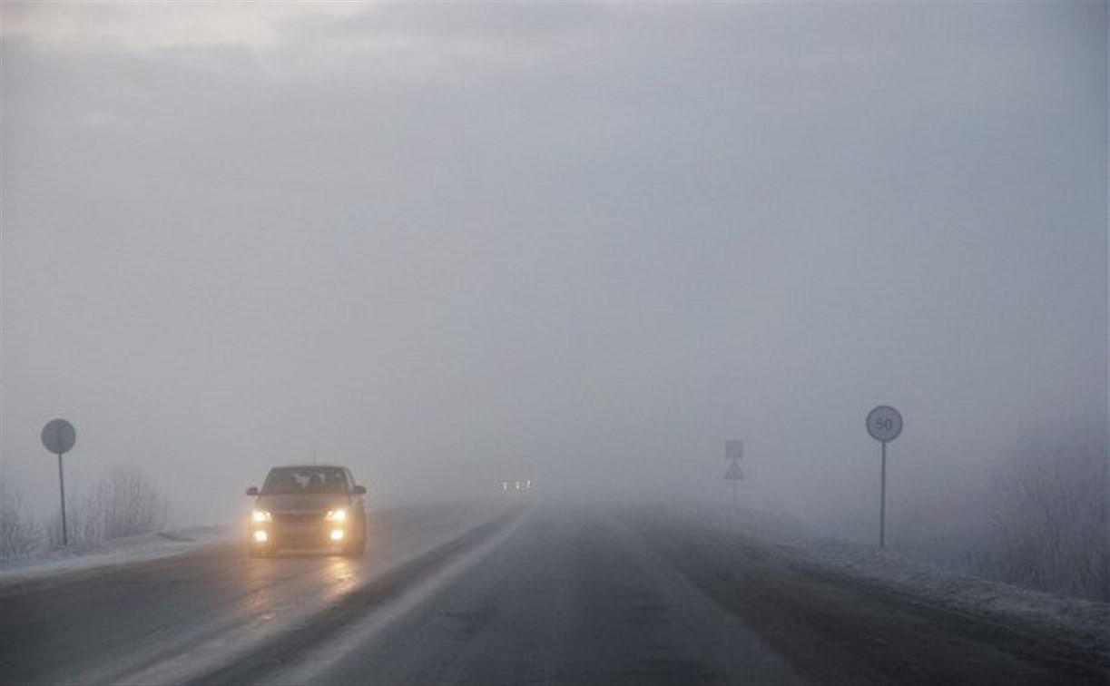 На тульских дорогах ожидается туман