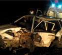 Ночью в районе Петелино столкнулись три автомобиля