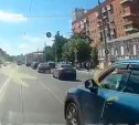 На ул. Советской невнимательный водитель едва не устроил ДТП