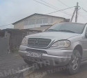 В Плеханово водитель Mercedes объехал по тротуару красный на светофоре