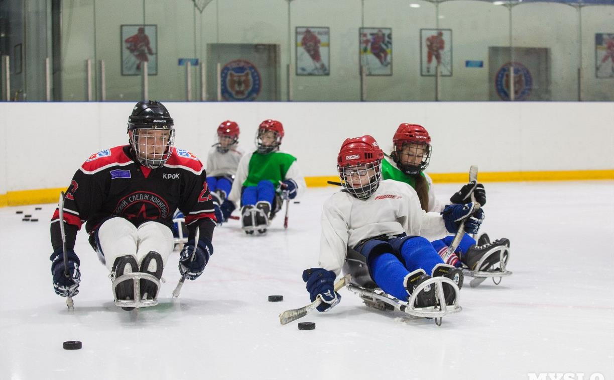 Команда «Тропик» приглашает юных туляков в команду по следж-хоккею