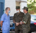 Военные медики начали работу в ковидном госпитале в Щекино: репортаж
