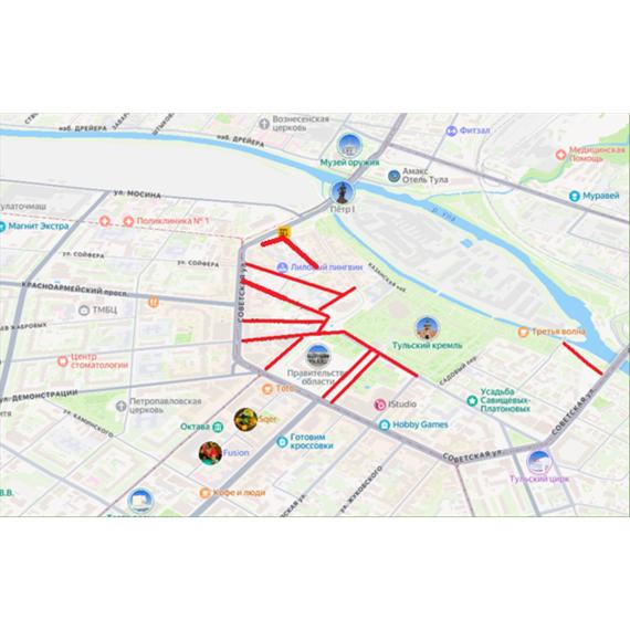 В центре Тулы 13 сентября ограничат парковку и движение транспорта