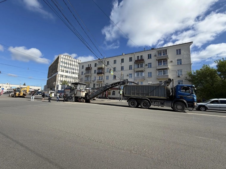 На Красноармейском проспекте в Туле стартовал ремонт
