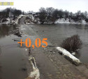 В Тульской области Ока затопила мост: жителей переправляют к домам на лодках