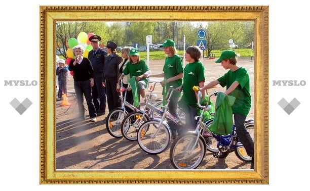 Ясногорские школьники прошли испытания «Безопасного колеса»