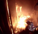В Новомосковске огнеборцы при пожаре в квартире спасли трех взрослых и ребёнка 