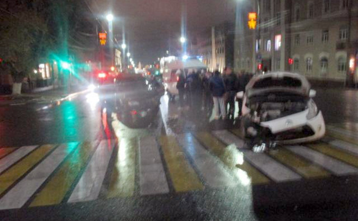 В Туле в аварии на проспекте Ленина пострадала женщина