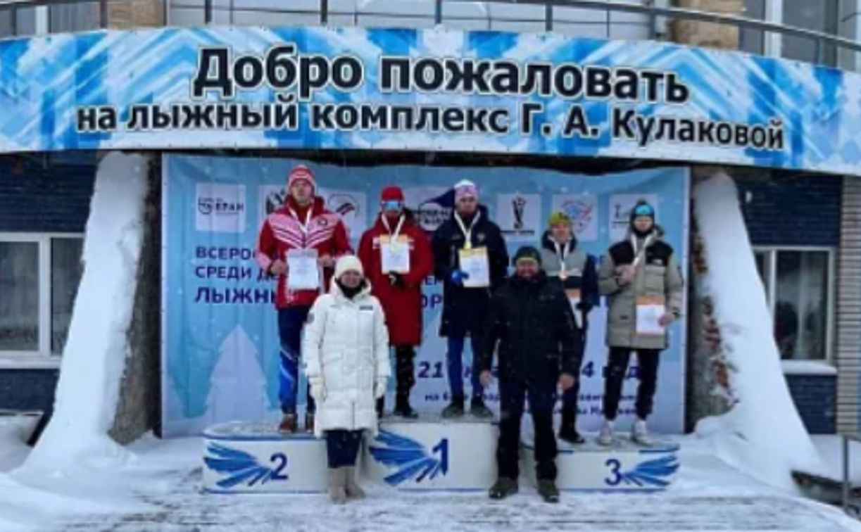 Тульские спортсмены завоевали золото в спринте на первенстве России по лыжным гонкам спорта слепых