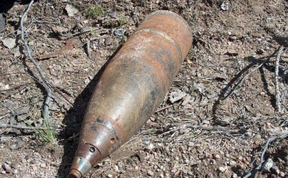 В Туле нашли артиллерийский снаряд