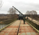Военнослужащие построили 60-метровый мост в Тульской области