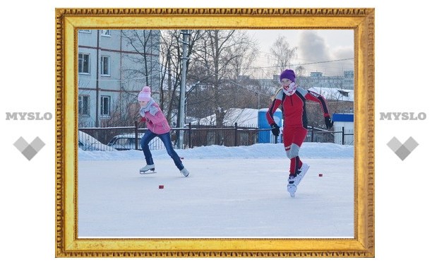 Тульские конькобежцы посоревновались в Москве