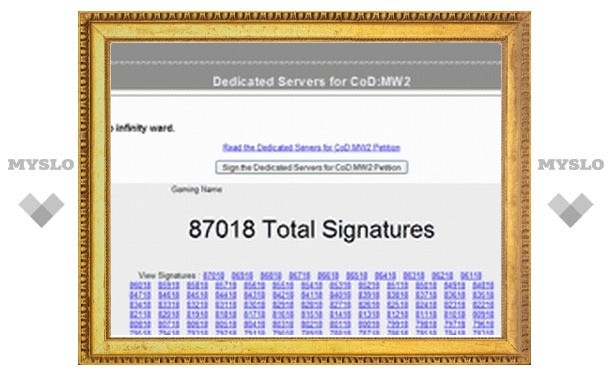 Геймеры собирают подписи против PC-версии Call of Duty