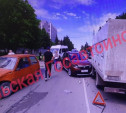 Пенсионерка на красной «Оке» устроила тройное ДТП на улице Кутузова 