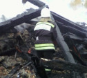 В Заокском районе сгорел дачный дом