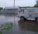 Река вышла из берегов и затопила огороды в Дедилово Тульской области