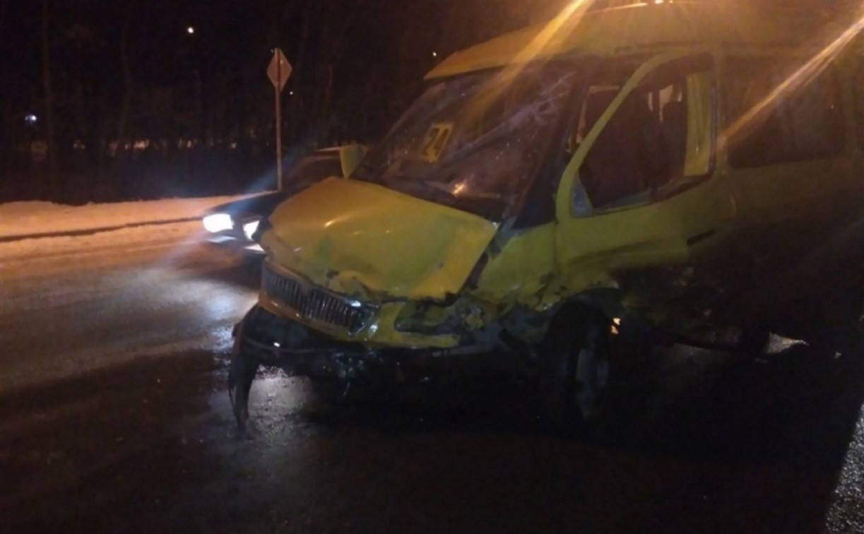 В Новомосковске в ДТП с маршруткой пострадали три человека