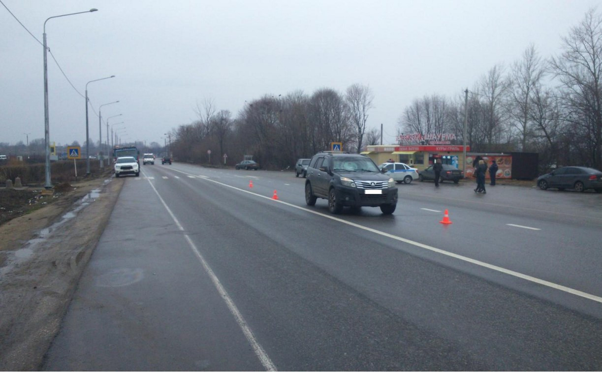 На трассе «Тула – Новомосковск» водитель Great Wall сбил пешехода