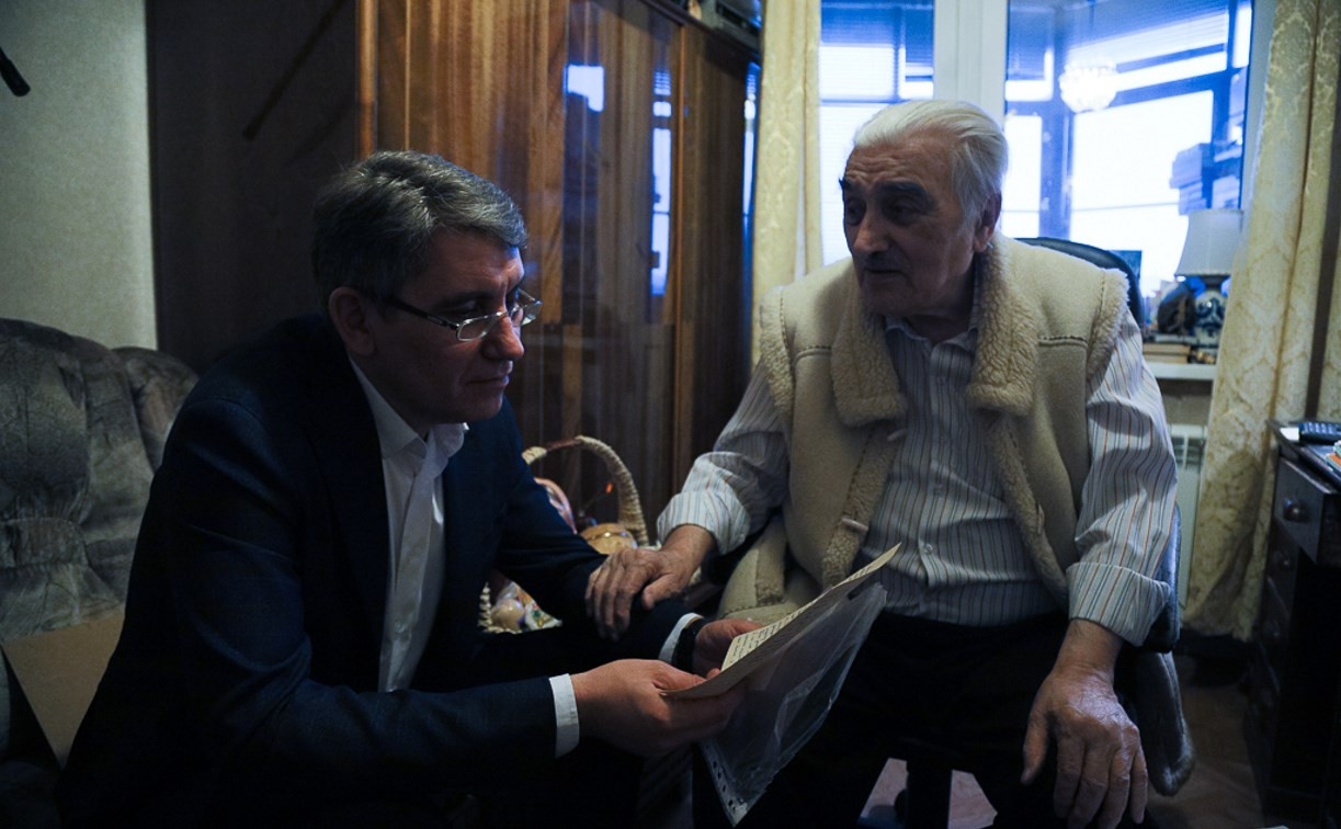 Туляк Михаил Придонов отметил 80-летие со дня принятия воинской присяги