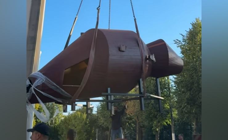 В Новомосковске установят огромную фигуру бобра