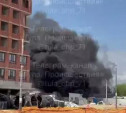 В Горелках загорелся грузовик 