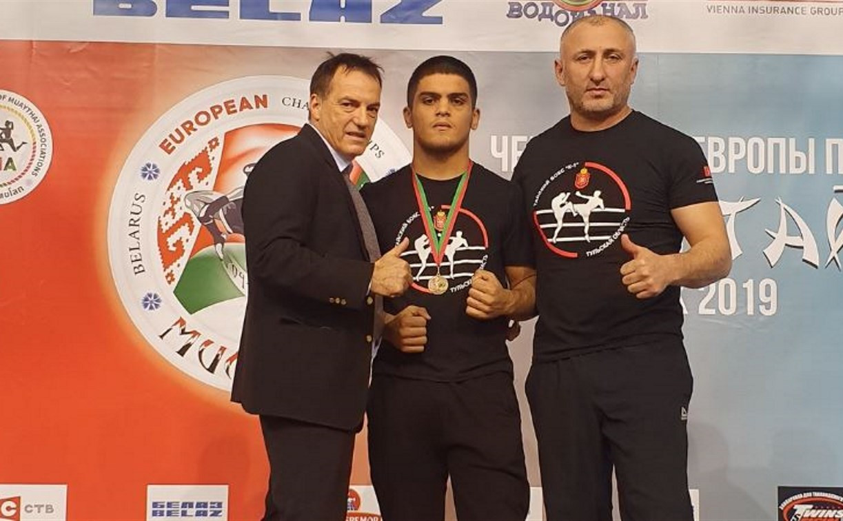 Туляк завоевал бронзу на чемпионате Европы по тайскому боксу