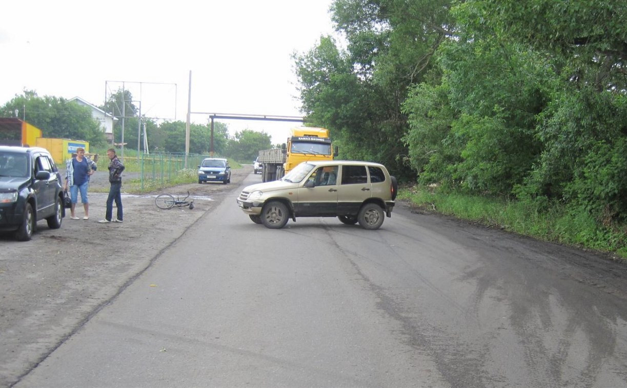 В Богородицке «Шевроле» сбил 12-летнюю велосипедистку