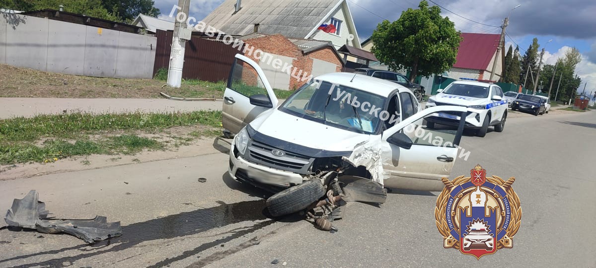 В Ефремове Lixiang при обгоне влетел в Lada