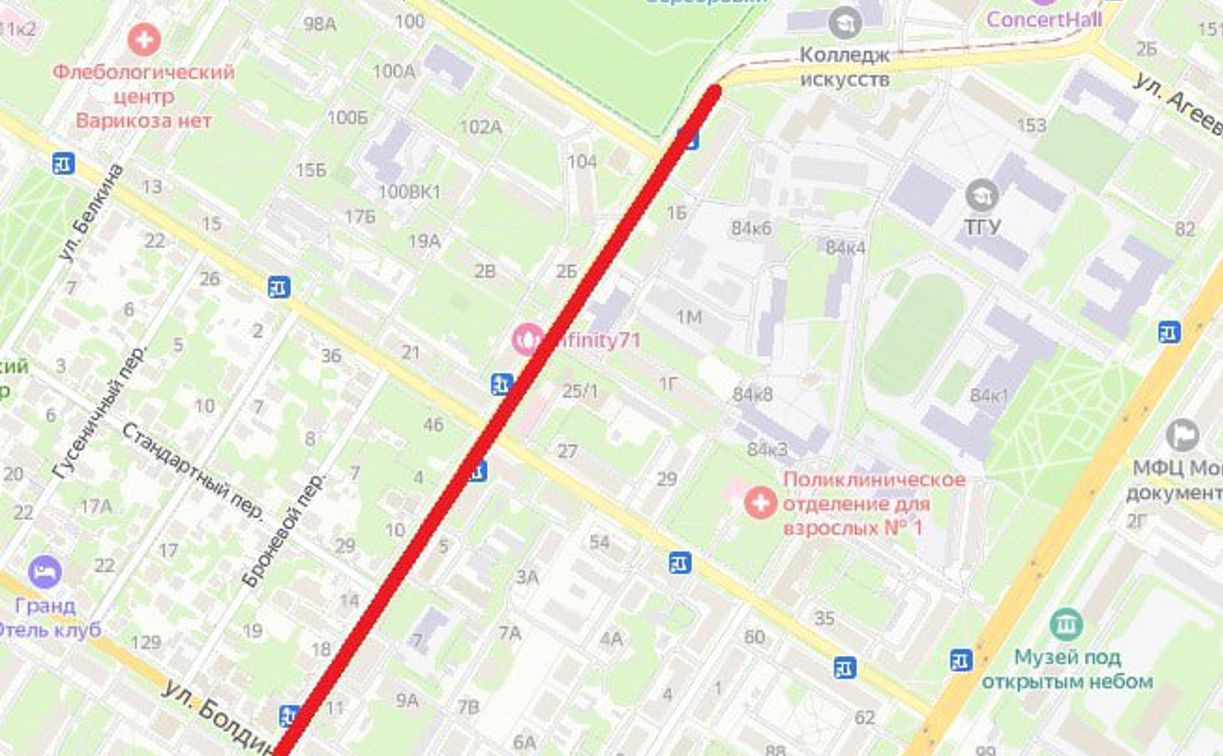 С 6 сентября в Туле по ул. Оружейной не будут ходить трамваи