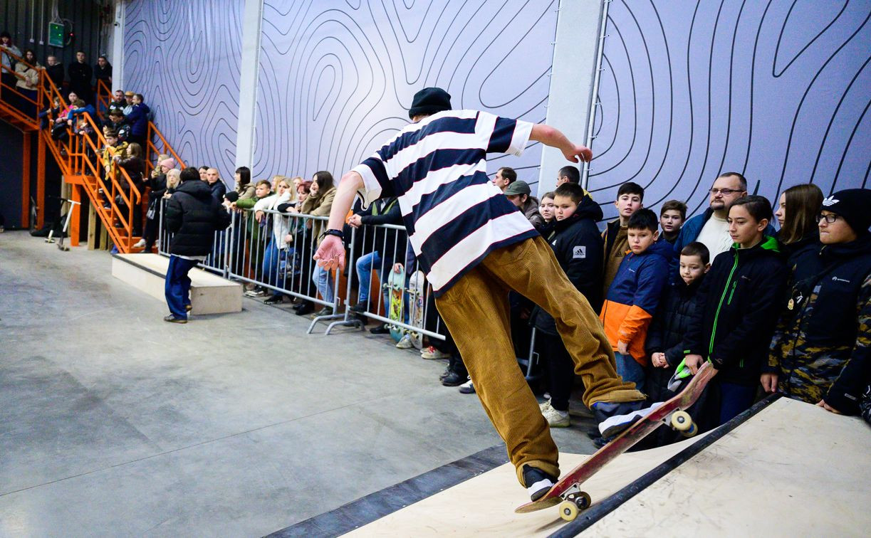 В Туле открыли крытый скейт-парк на территории «Октавы»