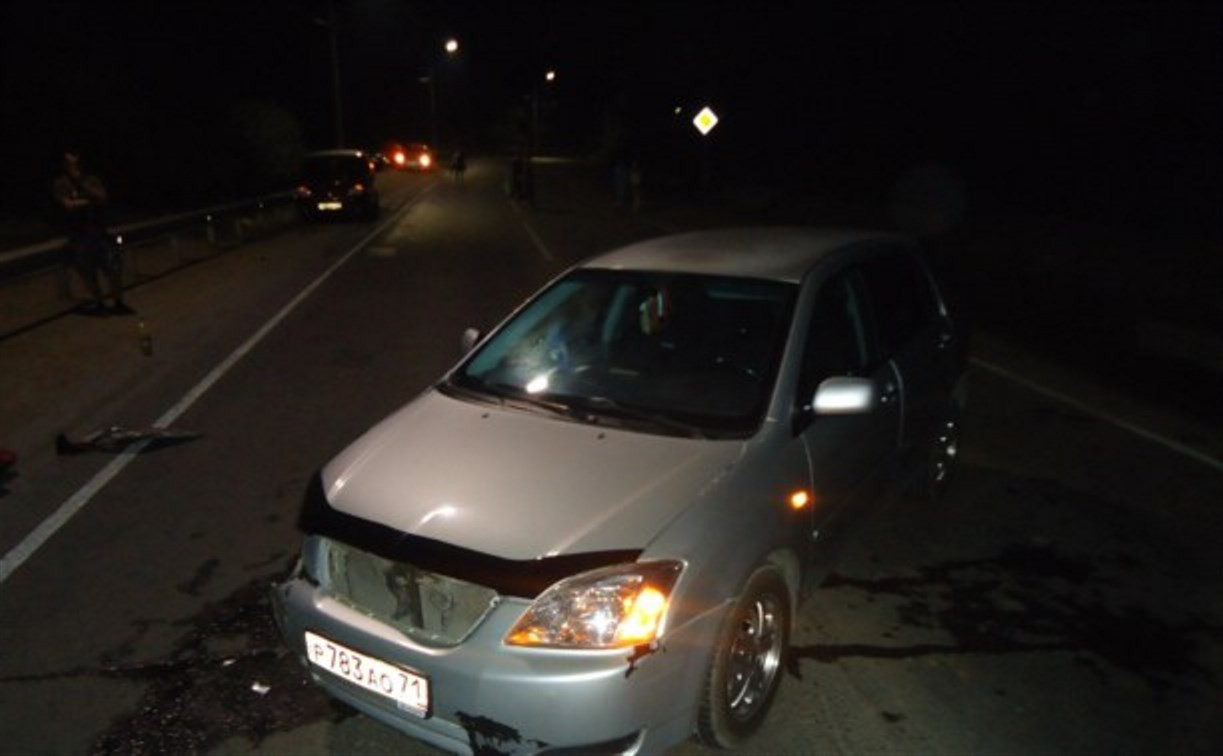 На Венёвском шоссе экс-десантник бросил машину после ДТП и скрылся