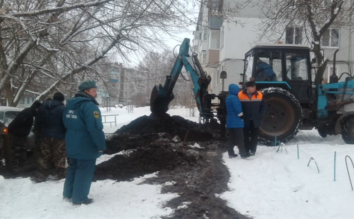 В Болохово восстановили водоснабжение