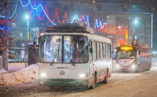 Как в Туле в новогоднюю ночь будет ходить общественный транспорт