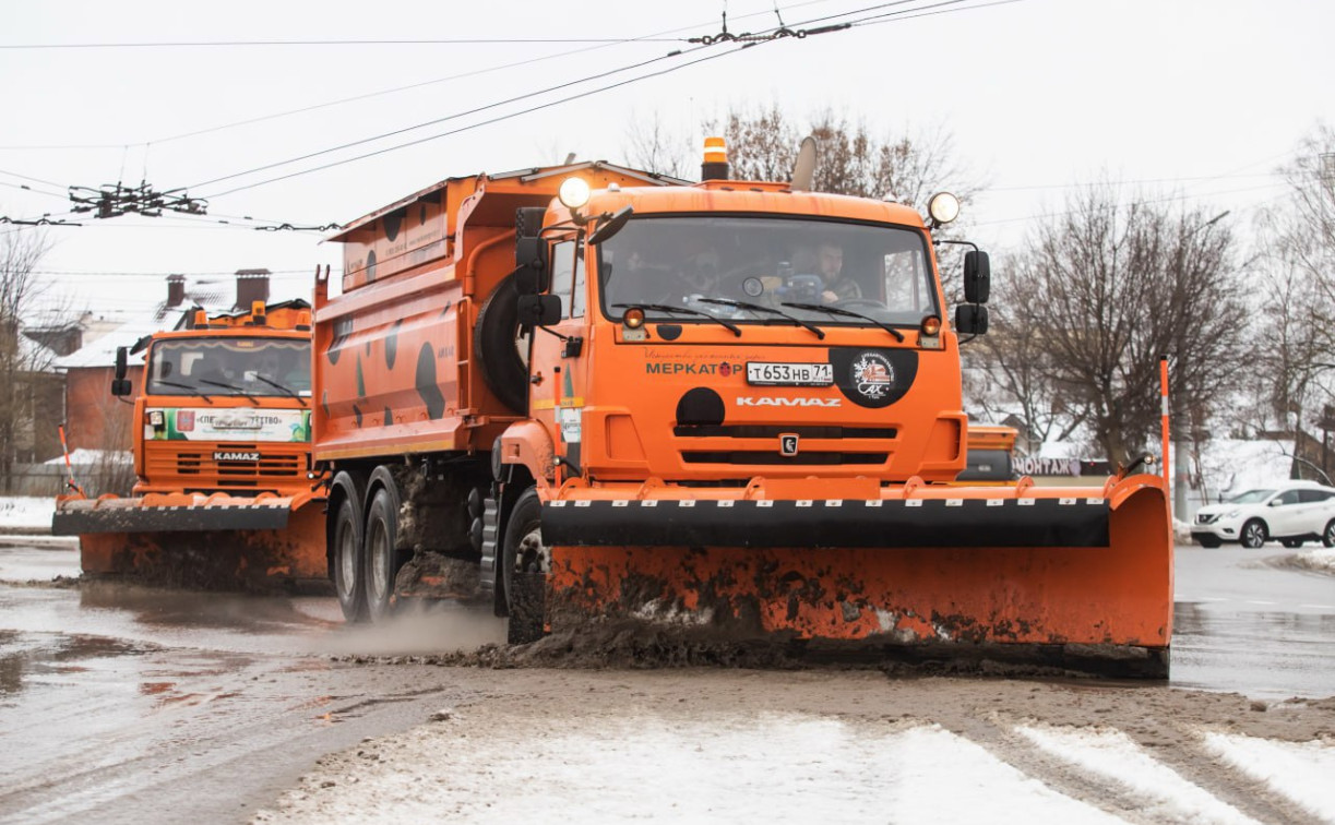 В Узловой из-за уборки снега улицы будут перекрывать на несколько часов