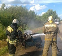 В Ефремовском районе загорелся мотоцикл «Днепр»