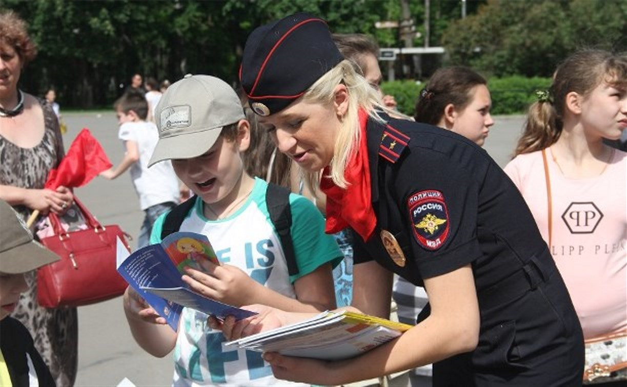 Тульская ГИБДД провела акции для детей в честь 1 июня