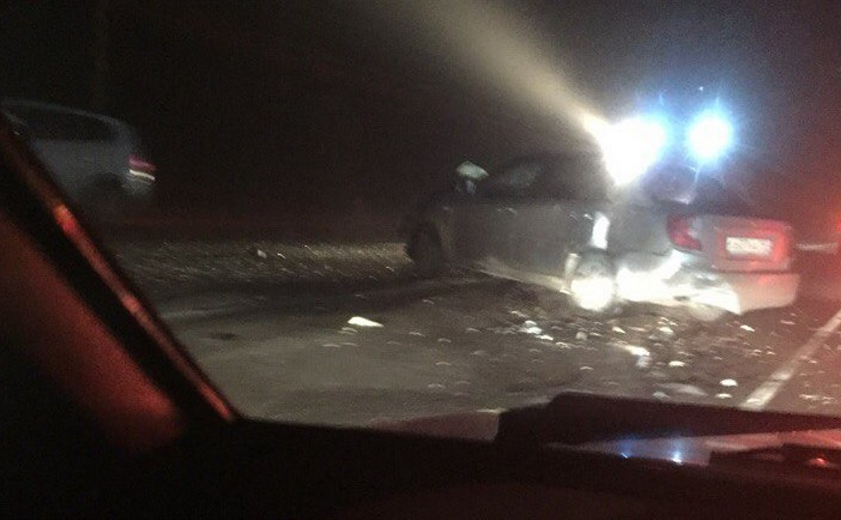 На трассе «Крым» под Тулой столкнулись пять автомобилей