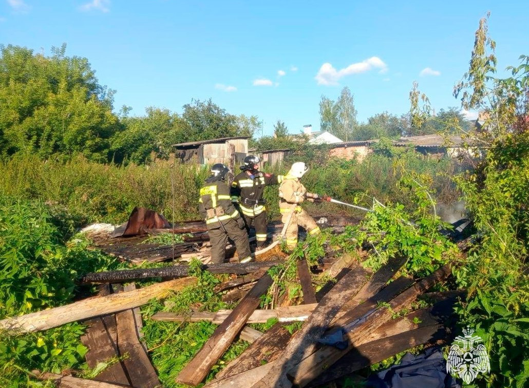 В Тульской области за прошедшие сутки потушено три пожара