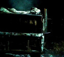 Ночью в Барсуках сгорел грузовой «Мерседес»