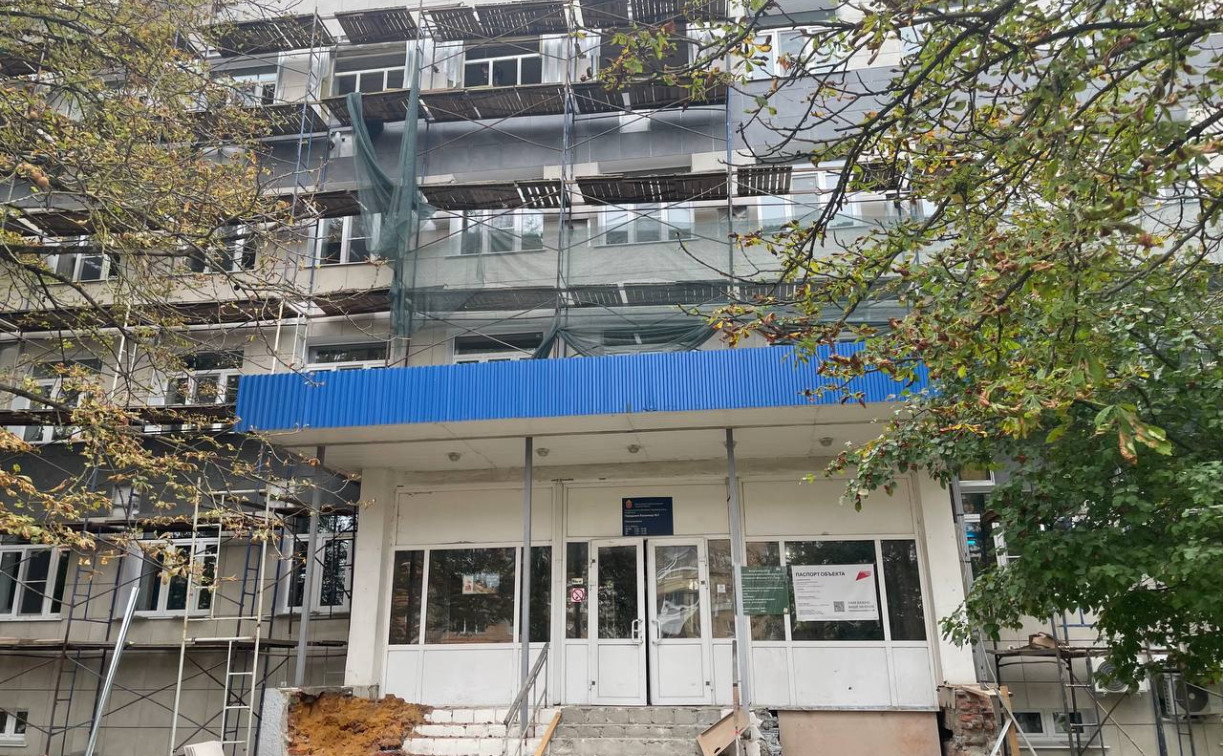 Как в Туле продвигается капремонт поликлиники горбольницы №7