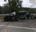В жестком ДТП в Тульской области погиб водитель