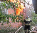 На пожаре в Венёве погиб человек