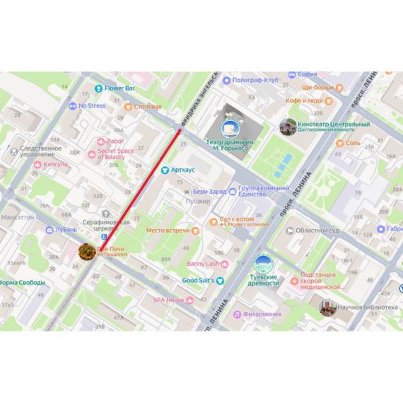 В субботу в Туле перекроют движение по участку улицы Энгельса