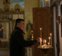 Алексей Дюмин принял участие в Пасхальном богослужении в Дубне