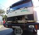 В Туле на ул. Ложевой грузовик устроил массовое ДТП