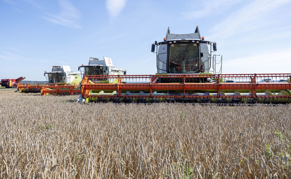 Тульские аграрии завершают уборку урожая
