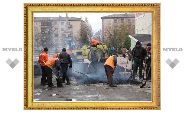 В августе подрядчики закончат ремонтировать тульские дороги