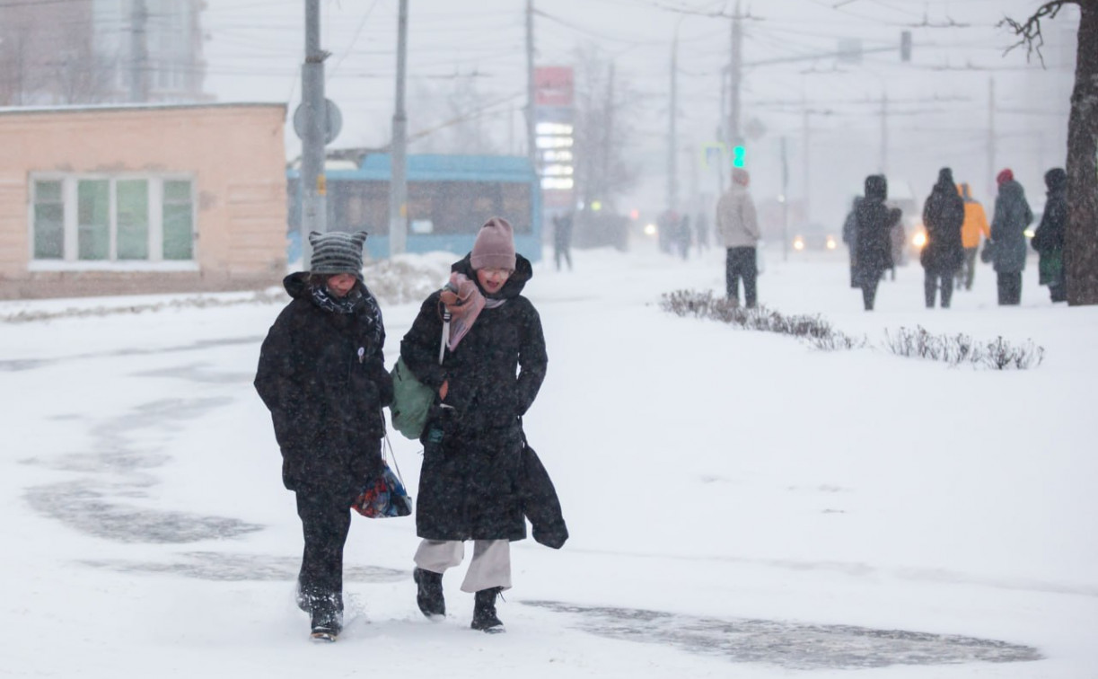 Погода в Туле 9 февраля: пасмурно и до минус шести градусов 