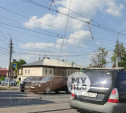 На ул. Пролетарской пробка и встали трамваи